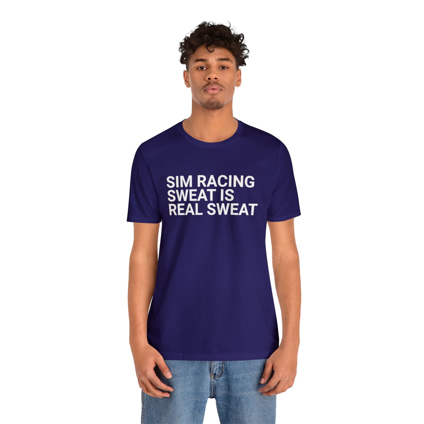 Sim Racing Sweat Is Real Sweat Shirt, Sim Racing, I Racer, Online Gaming, Gift for Gammer, I race online, E sports, Online Racing, Simulator