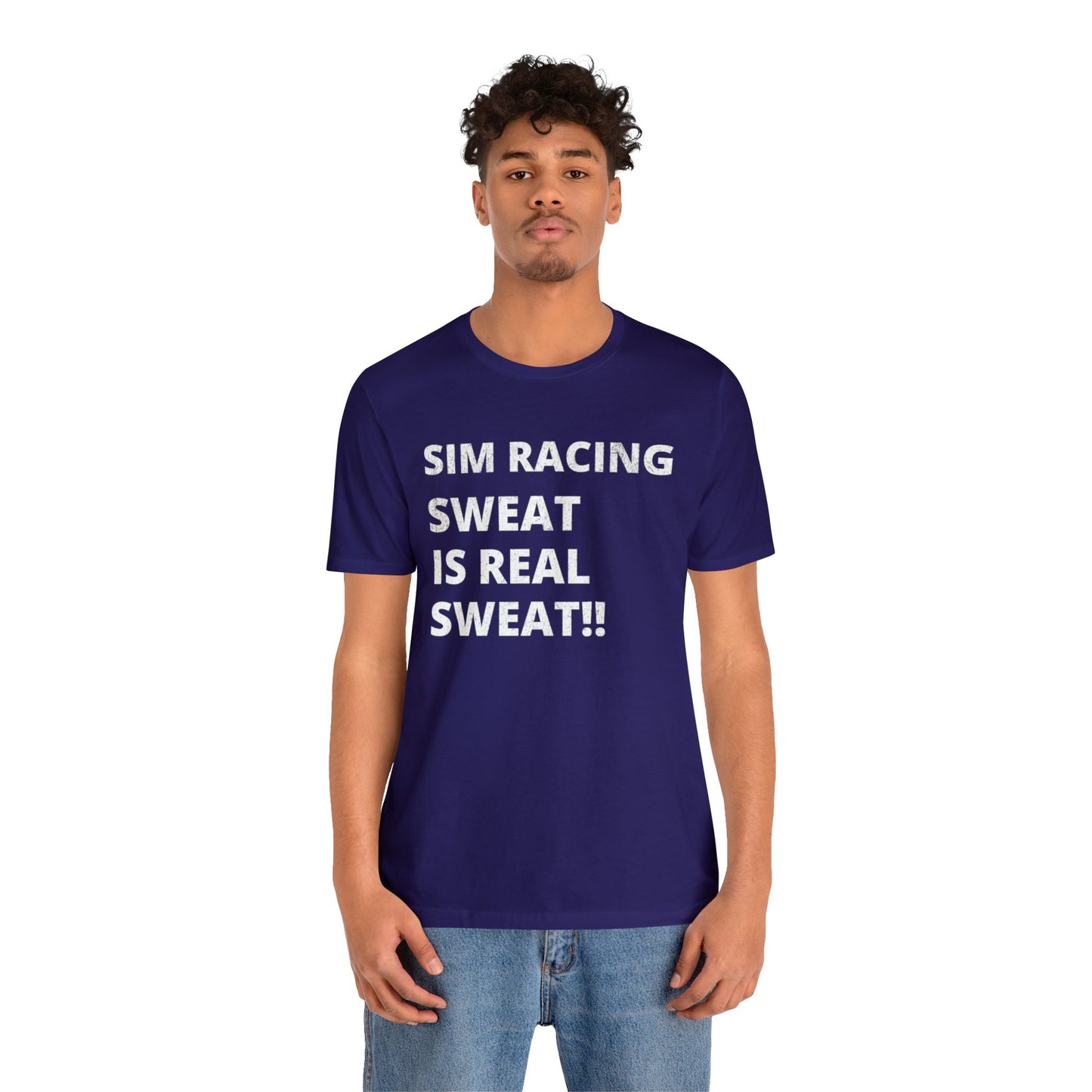 Sim Racing Sweat Is Real Sweat Shirt, Sim Racing, I Racer, Online Gaming, Gift for Gammer, I race online, E sports, Online Racing, Simulator
