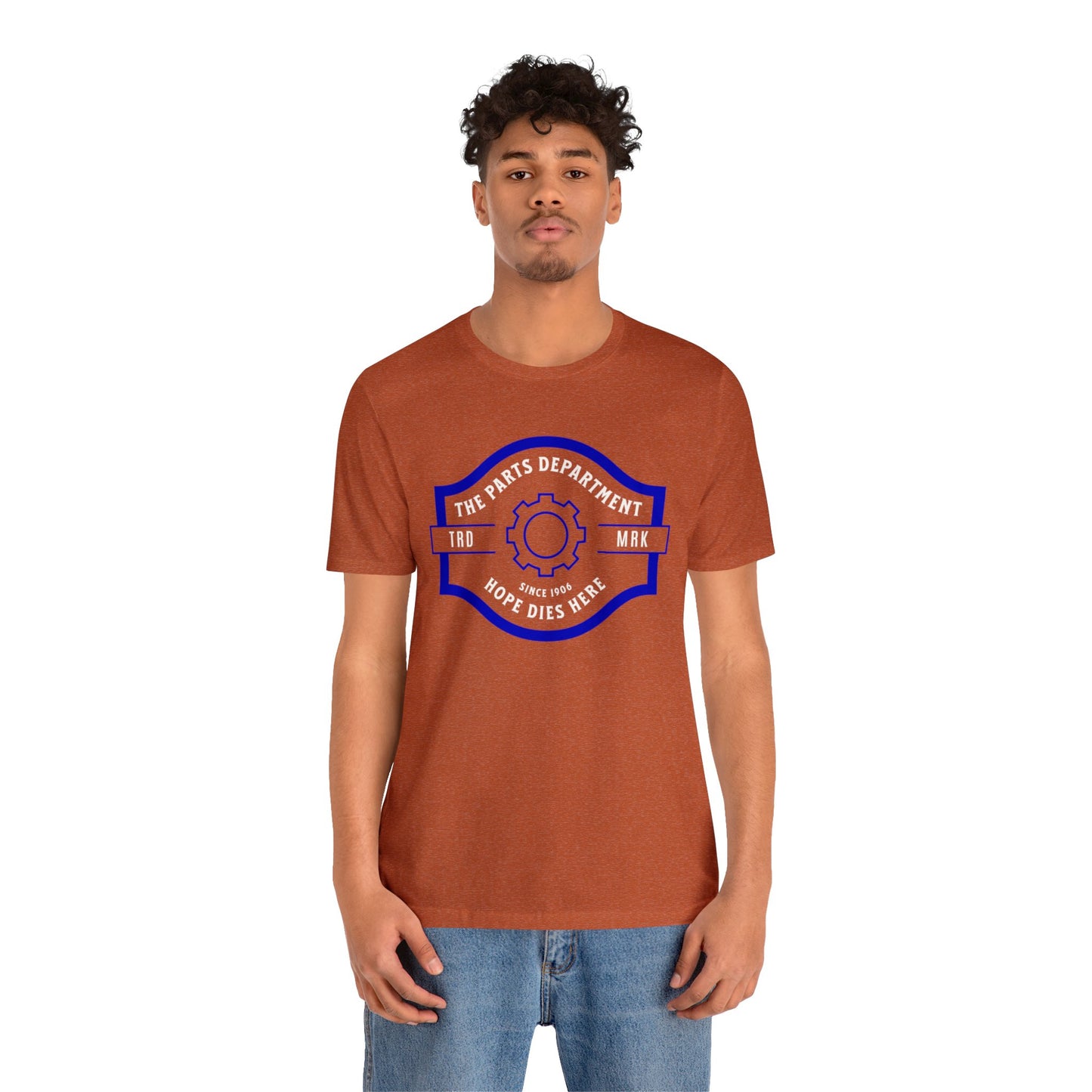 The Parts Department, Hope Dies Here Shirt, Gift for Parts Manager, Dealership Employee, Parts Counter Person, Birthday Gift, Fathers Day