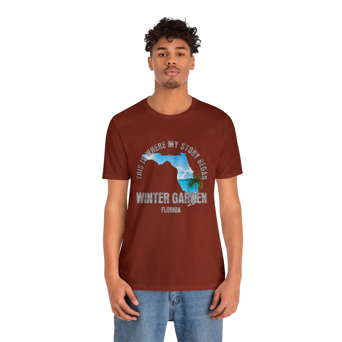 State of Florida T-Shirt - This is where my story began Winter Garden Florida