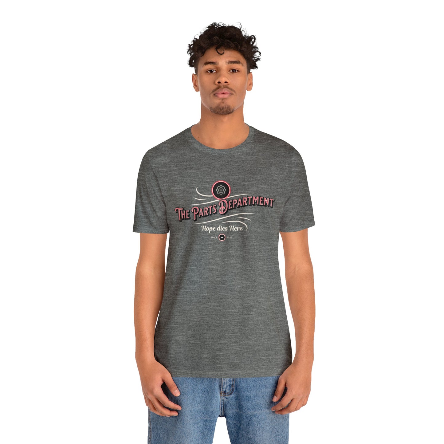 The Parts Department, Hope Dies Here Shirt, Gift for Parts Manager, Dealership Employee, Parts Counter Person, Birthday Gift, Fathers Day