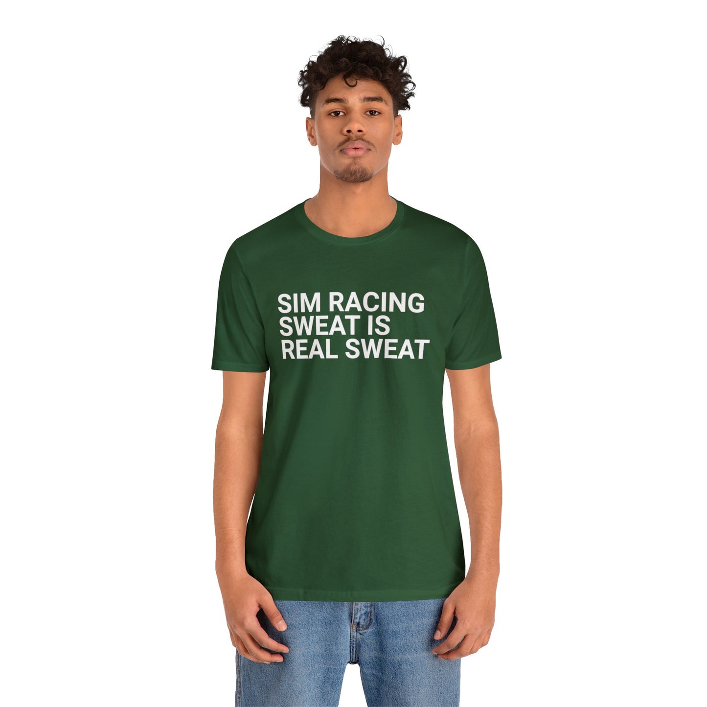 Sim Racing Sweat Is Real Sweat Shirt, Sim Racing, I Racer, Online Gaming, Gift for Gammer, I race online, E sports, Online Racing, Simulator