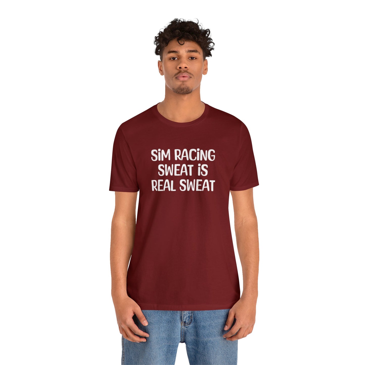 Sim Racing Sweat Is Real Sweat Shirt, Sim Racing, I Racer, Online Gaming, Gift for Gammer, I race online, E sports, Online Racing, Simulator