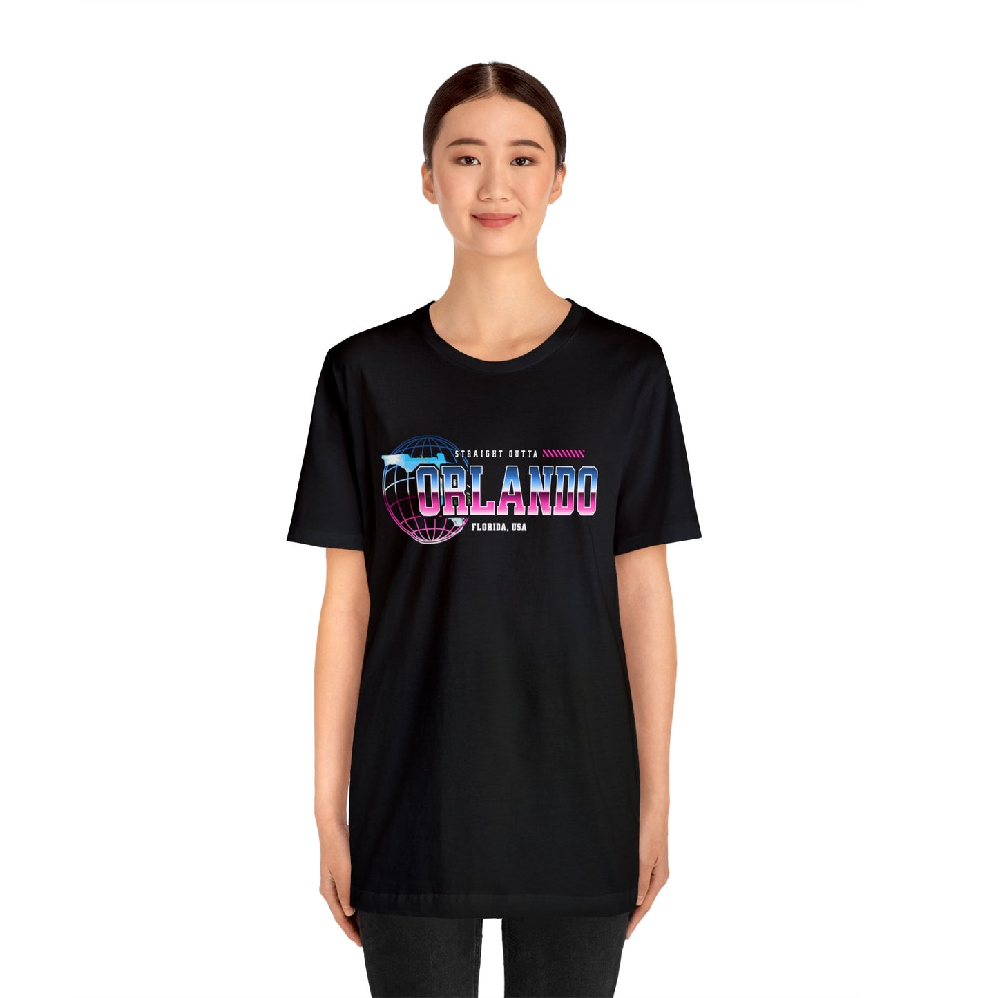 Straight Outta Orlando Florida Home Town Shirt Birthplace Birthday Gift Florida Souviner Florida Cities Destination Gift Gift For Dad