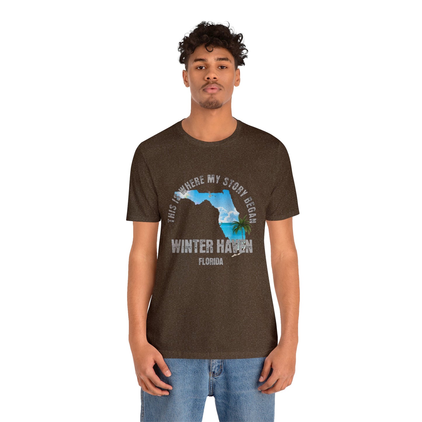 State of Florida T-Shirt - This is where my story began Winter Haven Florida