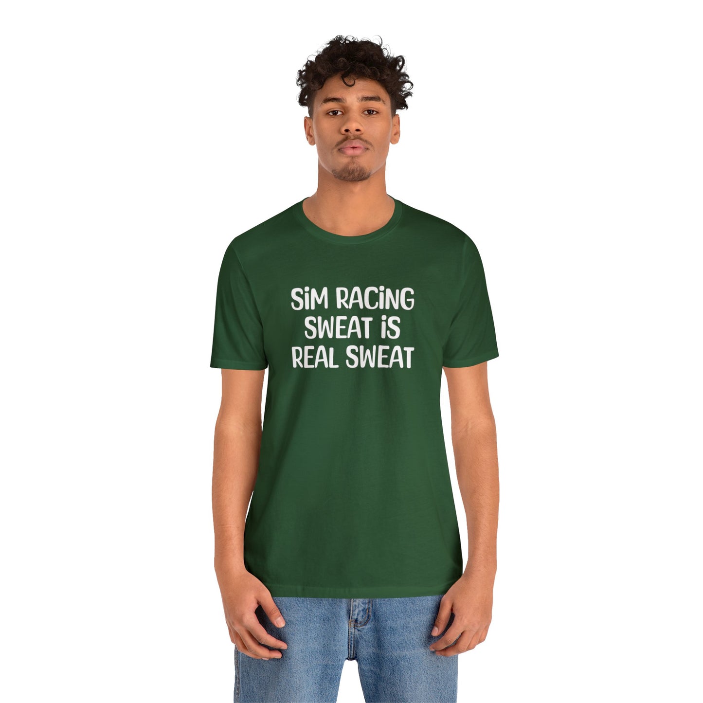 Sim Racing Sweat Is Real Sweat Shirt, Sim Racing, I Racer, Online Gaming, Gift for Gammer, I race online, E sports, Online Racing, Simulator