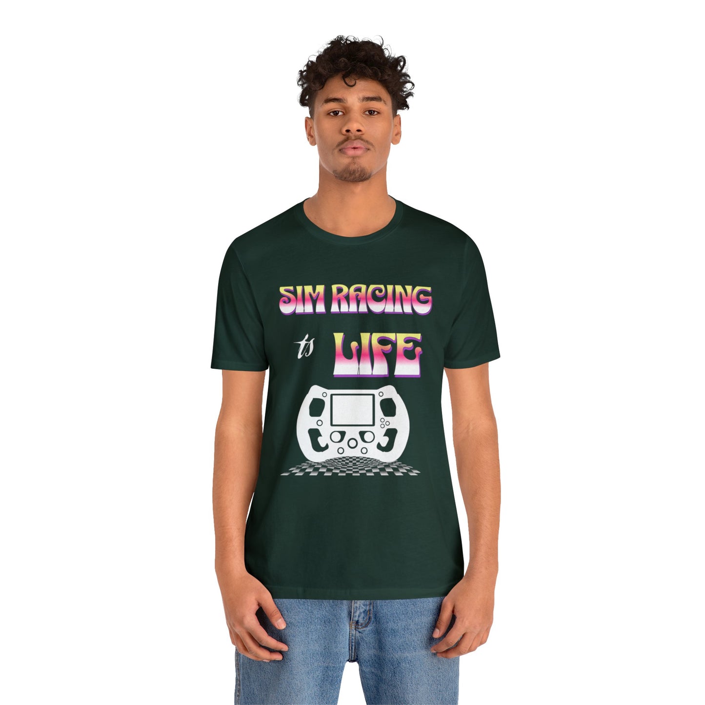 Sim Racing Is Life Shirt, Sim Racing, I Racer, Online Gaming, Gift for Gammer, I race online, E sports, Online Racing, Simulator