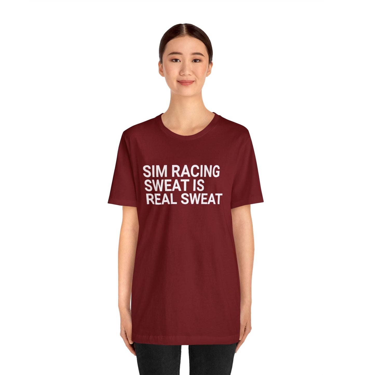 Sim Racing Sweat Is Real Sweat Shirt, Sim Racing, I Racer, Online Gaming, Gift for Gammer, I race online, E sports, Online Racing, Simulator