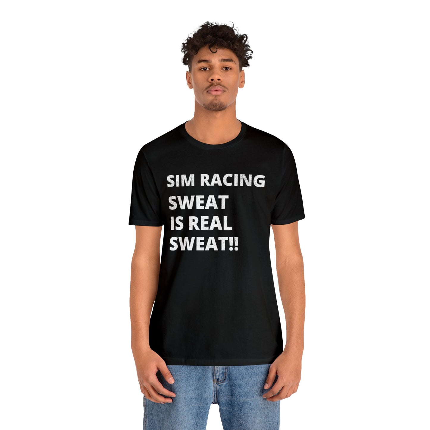 Sim Racing Sweat Is Real Sweat Shirt, Sim Racing, I Racer, Online Gaming, Gift for Gammer, I race online, E sports, Online Racing, Simulator