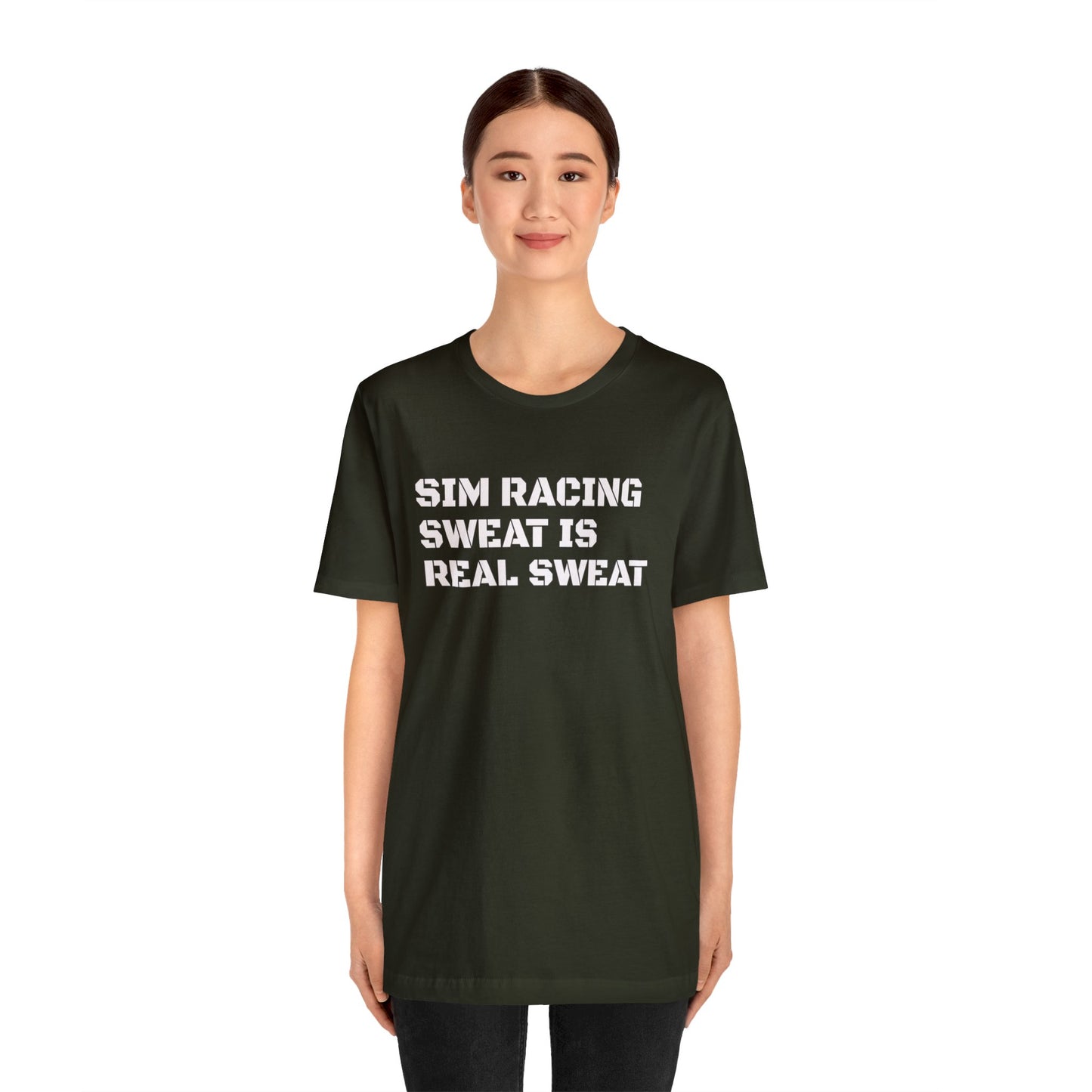 Sim Racing Sweat Is Real Sweat Shirt, Sim Racing, I Racer, Online Gaming, Gift for Gammer, I race online, E sports, Online Racing, Simulator
