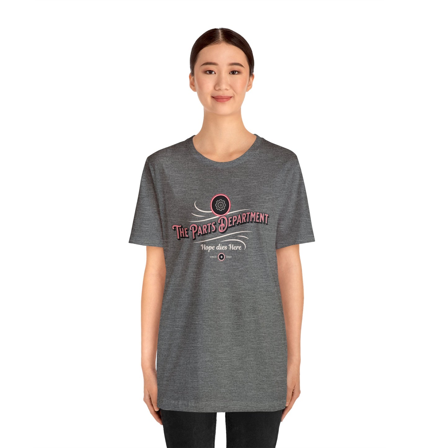 The Parts Department, Hope Dies Here Shirt, Gift for Parts Manager, Dealership Employee, Parts Counter Person, Birthday Gift, Fathers Day