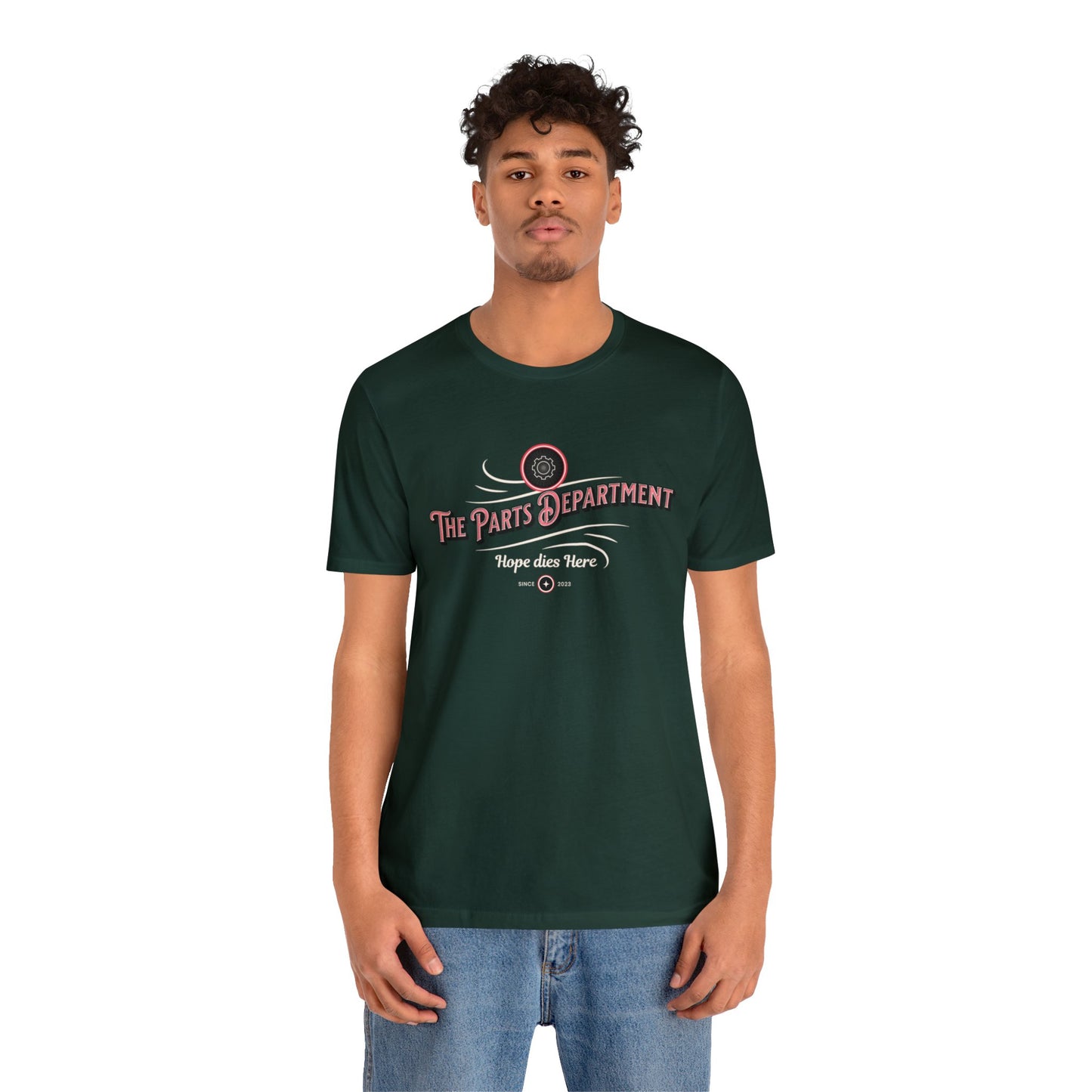 The Parts Department, Hope Dies Here Shirt, Gift for Parts Manager, Dealership Employee, Parts Counter Person, Birthday Gift, Fathers Day