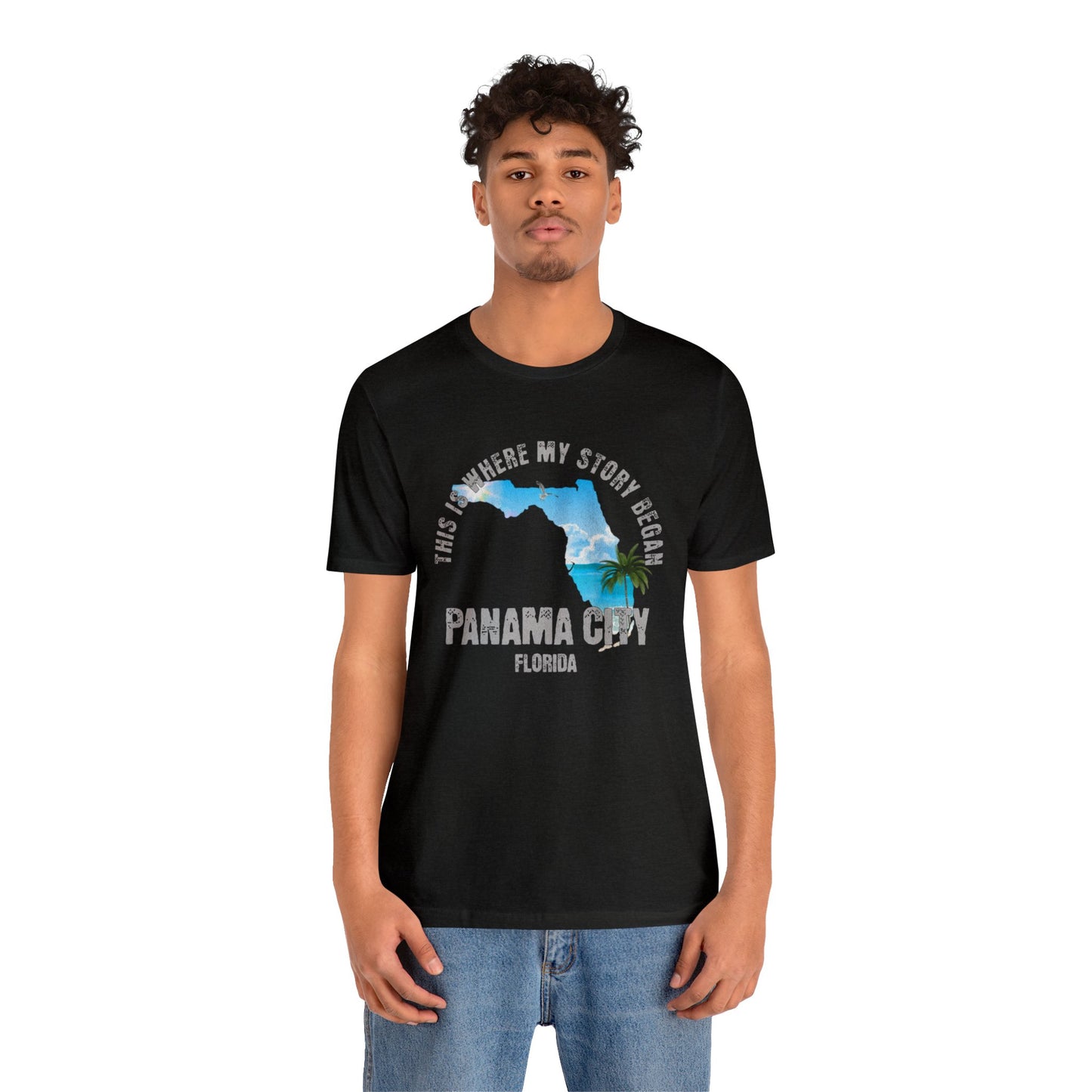 State of Florida T-Shirt - This is where my story began Panama City Florida, Birthday Gift, Origin Story, Home Town, Gift for Dad, Mom