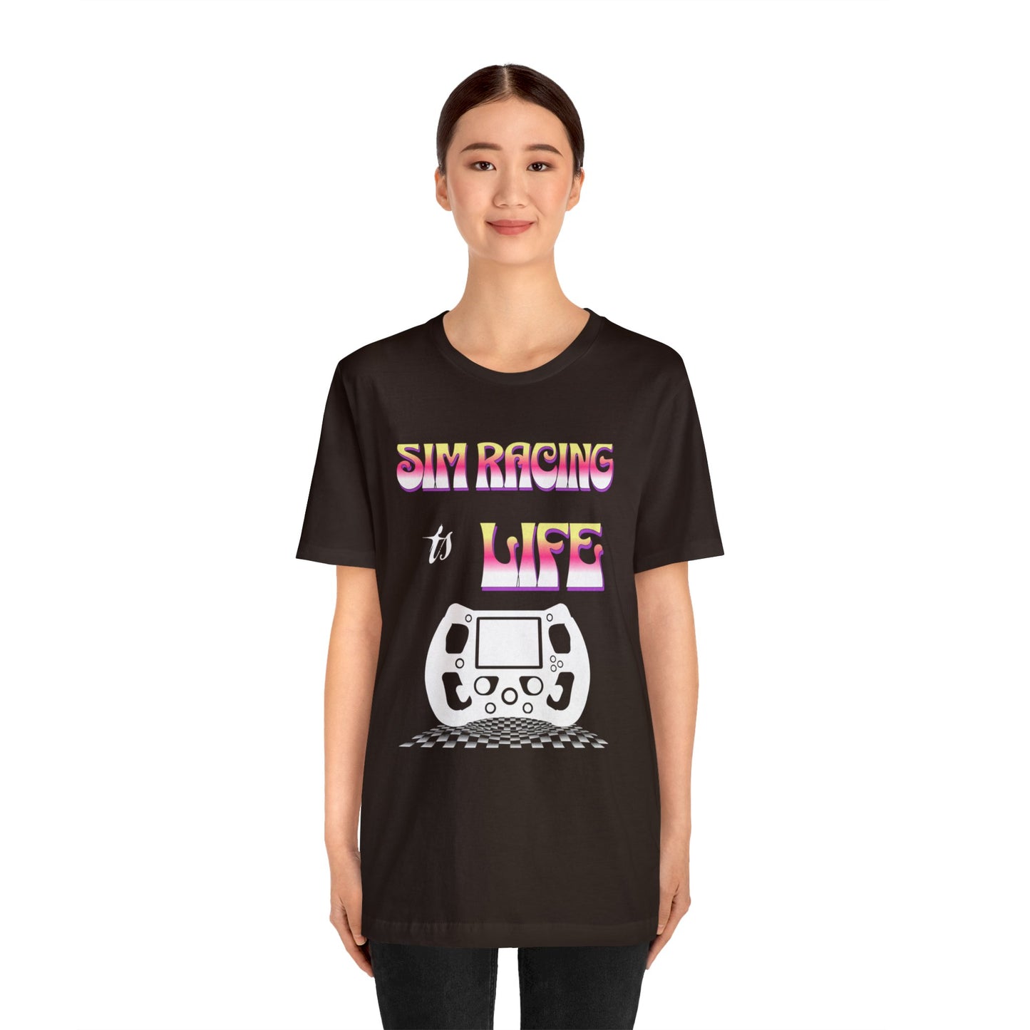 Sim Racing Is Life Shirt, Sim Racing, I Racer, Online Gaming, Gift for Gammer, I race online, E sports, Online Racing, Simulator