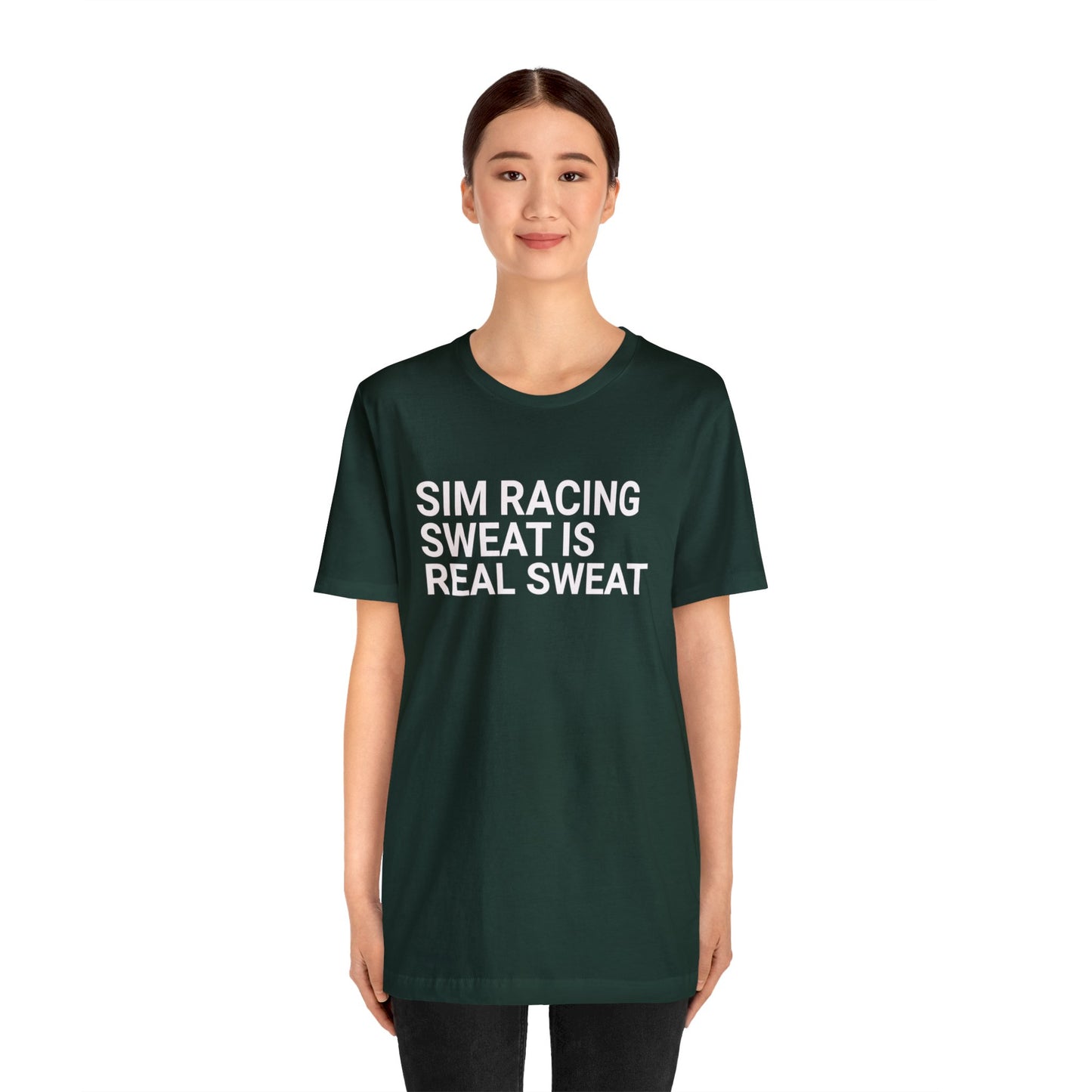 Sim Racing Sweat Is Real Sweat Shirt, Sim Racing, I Racer, Online Gaming, Gift for Gammer, I race online, E sports, Online Racing, Simulator