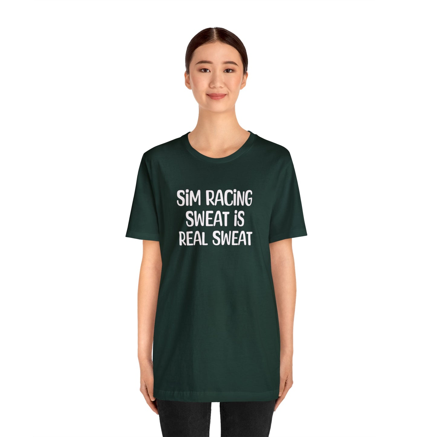 Sim Racing Sweat Is Real Sweat Shirt, Sim Racing, I Racer, Online Gaming, Gift for Gammer, I race online, E sports, Online Racing, Simulator