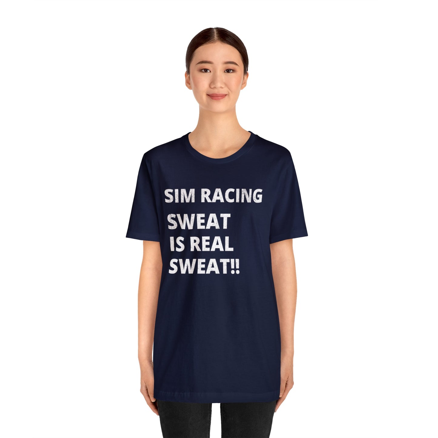 Sim Racing Sweat Is Real Sweat Shirt, Sim Racing, I Racer, Online Gaming, Gift for Gammer, I race online, E sports, Online Racing, Simulator