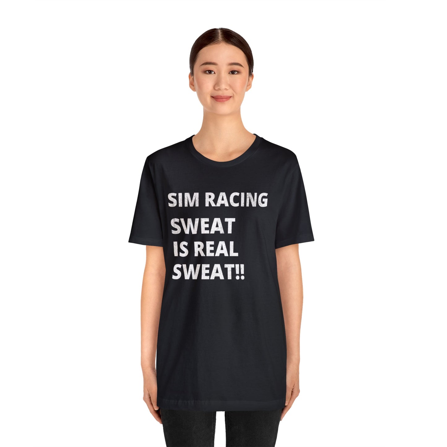Sim Racing Sweat Is Real Sweat Shirt, Sim Racing, I Racer, Online Gaming, Gift for Gammer, I race online, E sports, Online Racing, Simulator