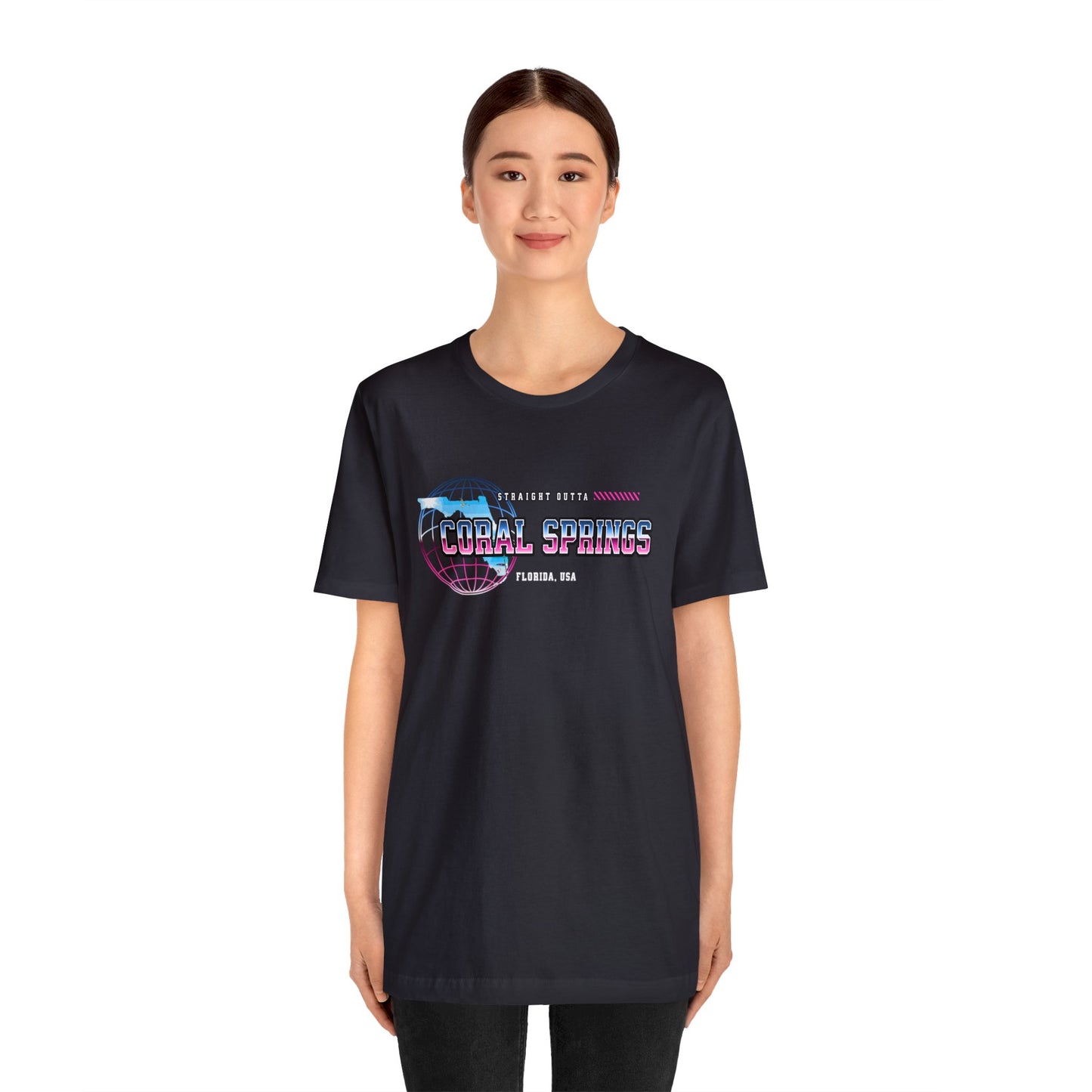 Straight Outta Coral Springs Florida Home Town Shirt Birthplace Birthday Gift Florida Souviner Florida Cities Destination Gift Gift For Dad