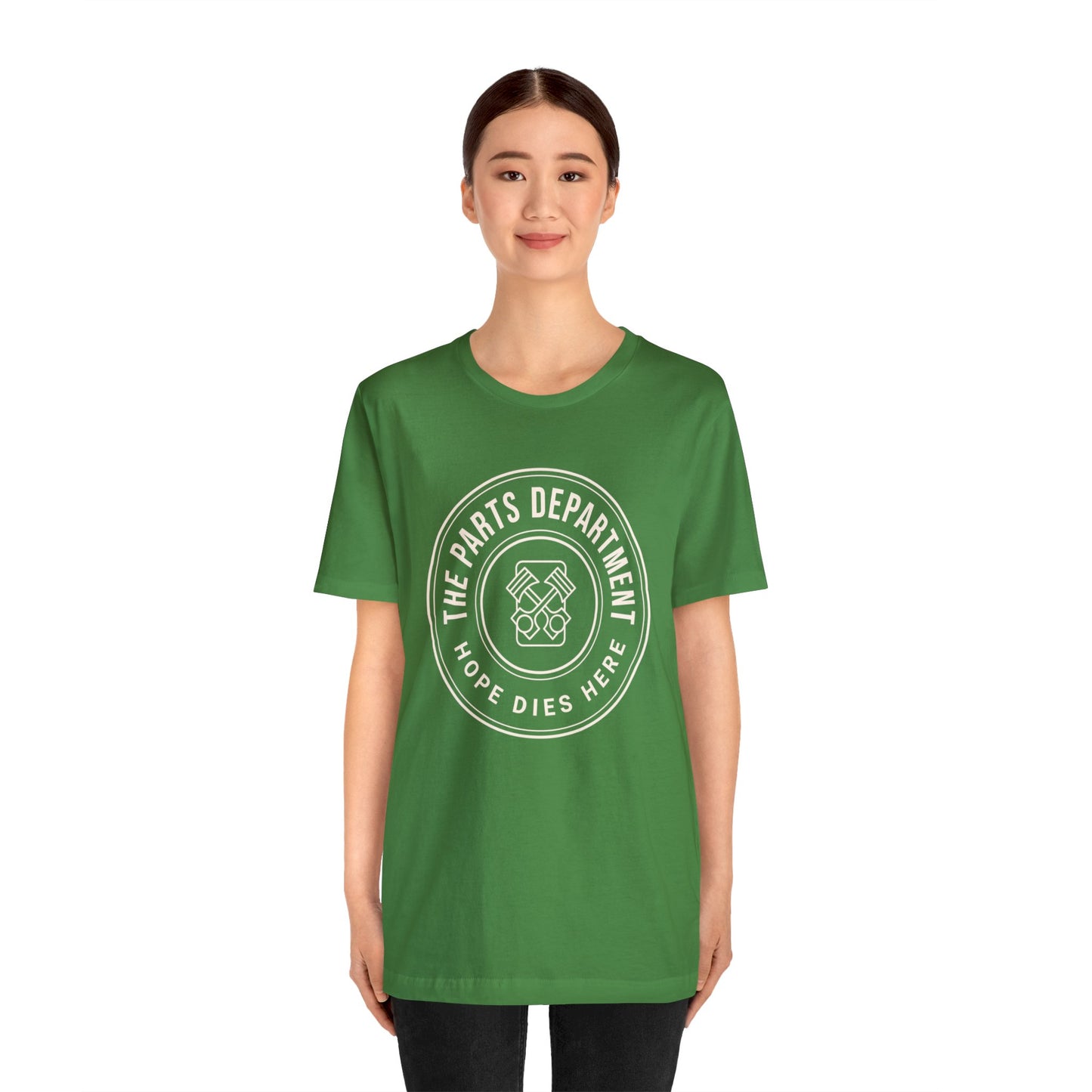 The Parts Department, Hope Dies Here Shirt, Gift for Parts Manager, Dealership Employee, Parts Counter Person, Birthday Gift, Fathers Day