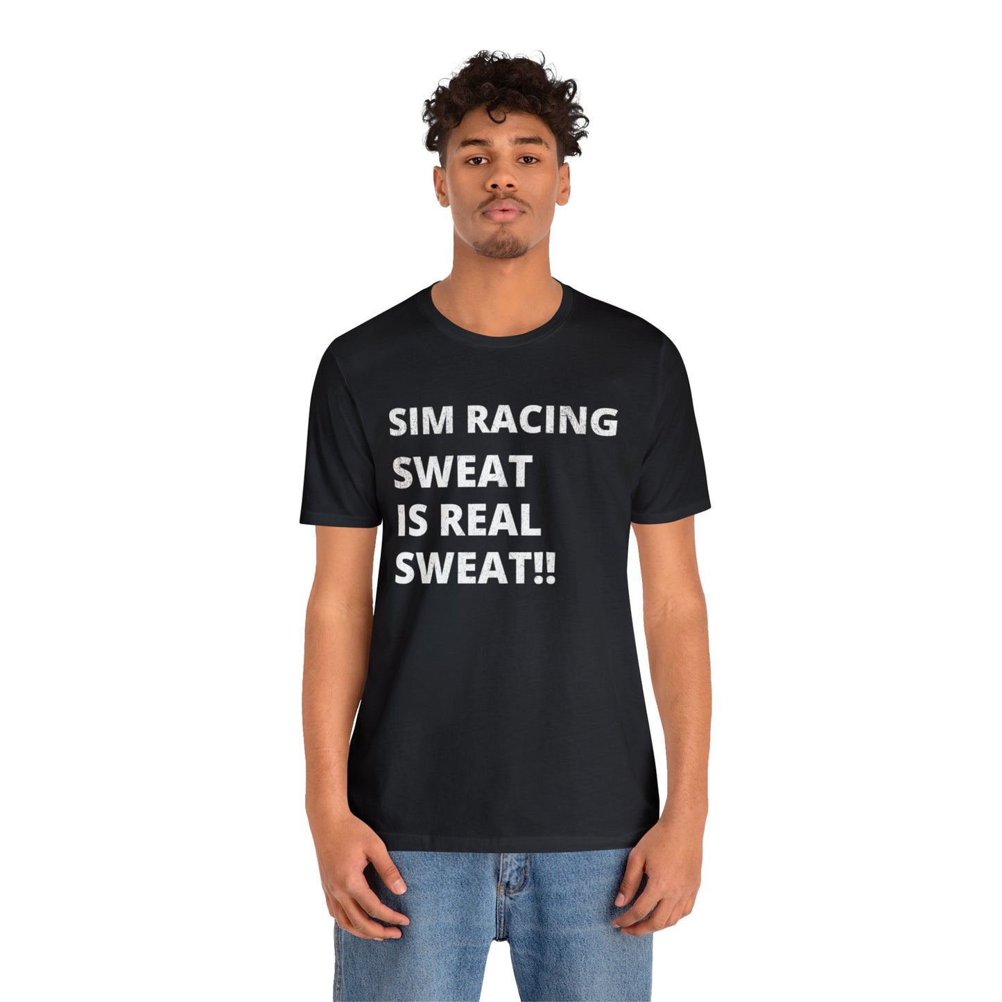 Sim Racing Sweat Is Real Sweat Shirt, Sim Racing, I Racer, Online Gaming, Gift for Gammer, I race online, E sports, Online Racing, Simulator