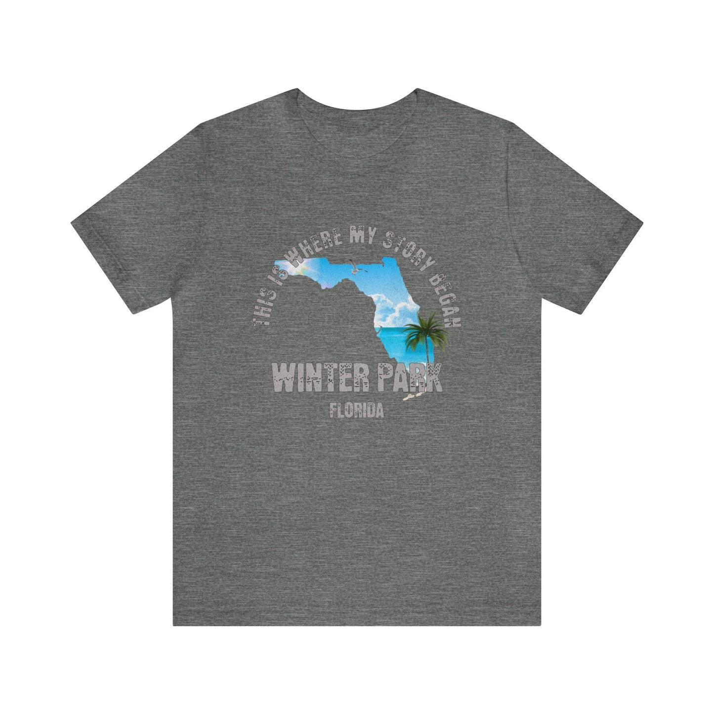 State of Florida T-Shirt - This is where my story began Winter Park Florida