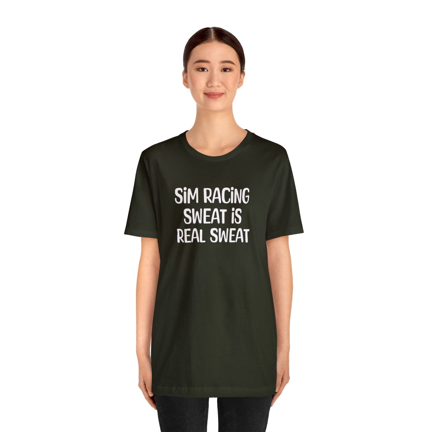 Sim Racing Sweat Is Real Sweat Shirt, Sim Racing, I Racer, Online Gaming, Gift for Gammer, I race online, E sports, Online Racing, Simulator