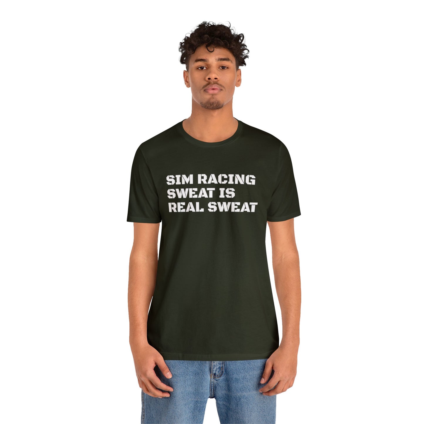 Sim Racing Sweat Is Real Sweat Shirt, Sim Racing, I Racer, Online Gaming, Gift for Gammer, I race online, E sports, Online Racing, Simulator