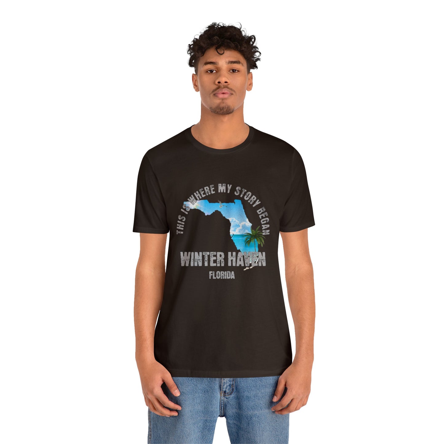 State of Florida T-Shirt - This is where my story began Winter Haven Florida