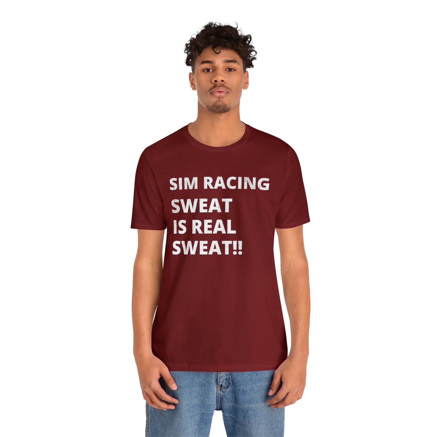 Sim Racing Sweat Is Real Sweat Shirt, Sim Racing, I Racer, Online Gaming, Gift for Gammer, I race online, E sports, Online Racing, Simulator