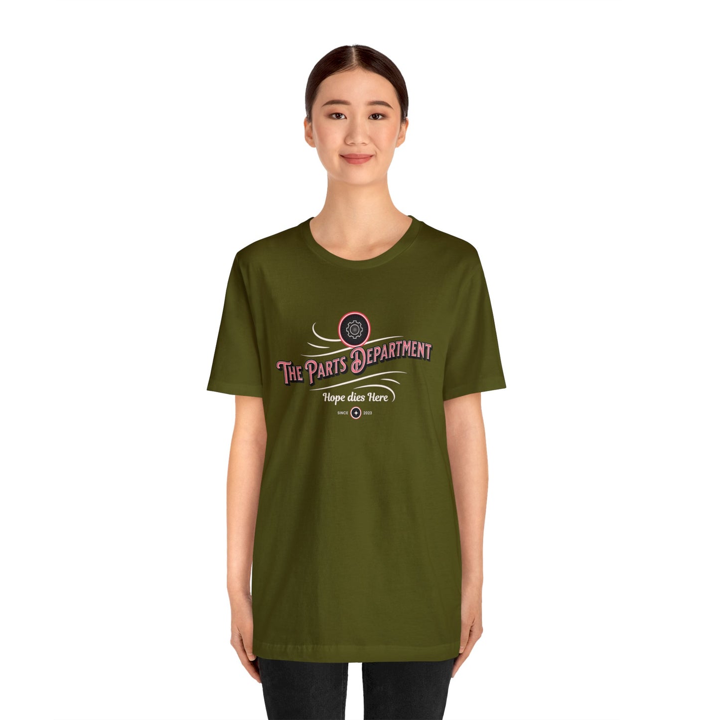 The Parts Department, Hope Dies Here Shirt, Gift for Parts Manager, Dealership Employee, Parts Counter Person, Birthday Gift, Fathers Day