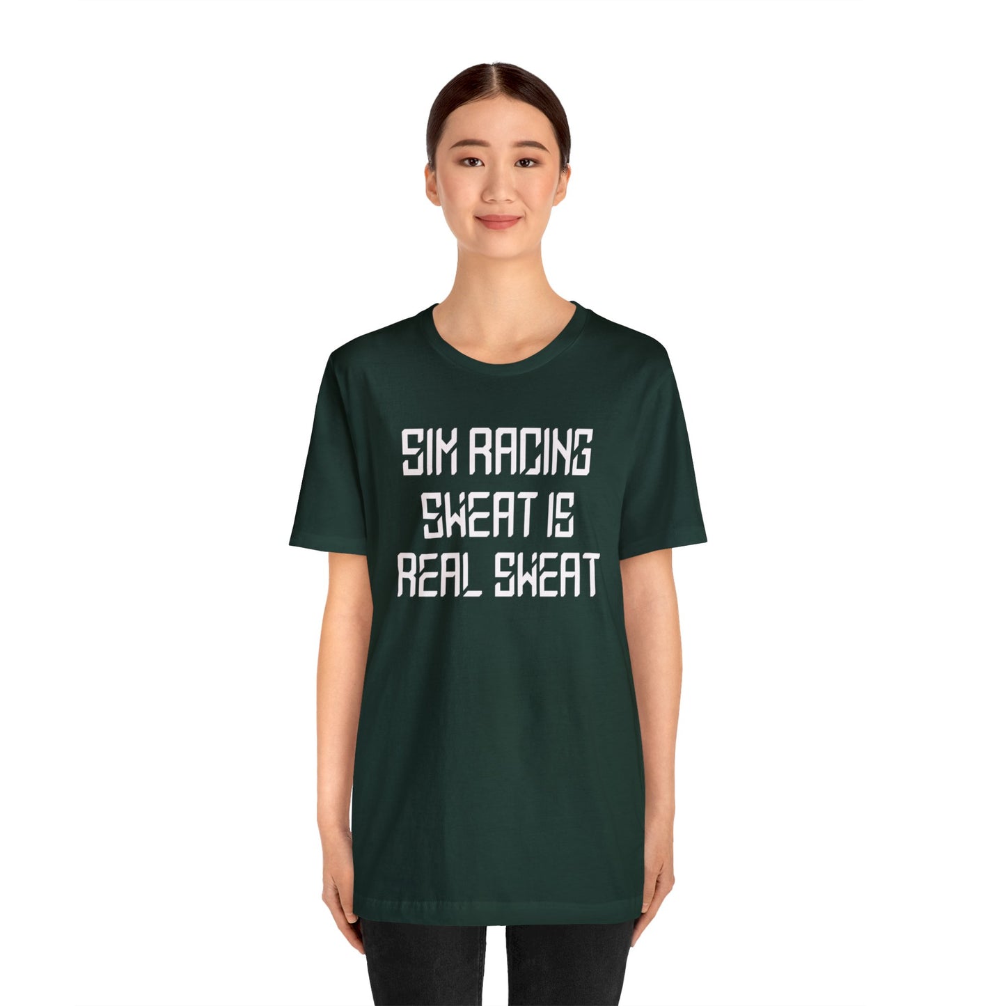 Sim Racing Sweat Is Real Sweat Shirt, Sim Racing, I Racer, Online Gaming, Gift for Gammer, I race online, E sports, Online Racing