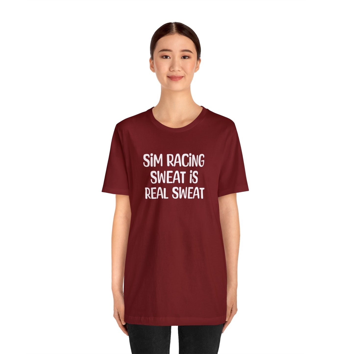 Sim Racing Sweat Is Real Sweat Shirt, Sim Racing, I Racer, Online Gaming, Gift for Gammer, I race online, E sports, Online Racing, Simulator