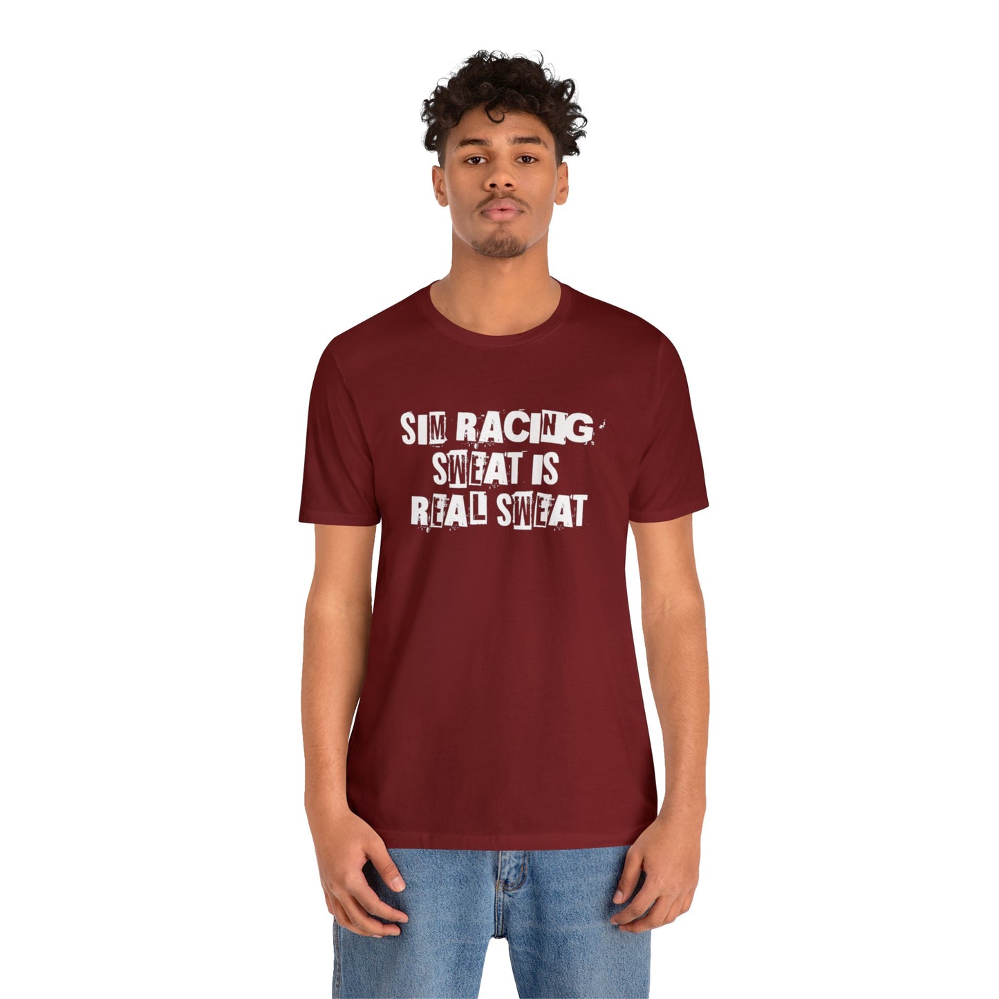 Sim Racing Sweat Is Real Sweat Shirt, Sim Racing, I Racer, Online Gaming, Gift for Gammer, I race online, E sports, Online Racing, Simulator