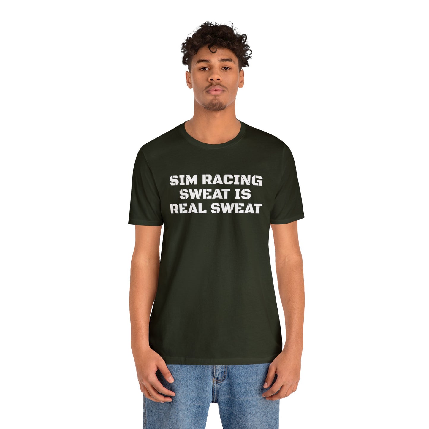 Sim Racing Sweat Is Real Sweat Shirt, Sim Racing, I Racer, Online Gaming, Gift for Gammer, I race online, E sports, Online Racing, Simulator