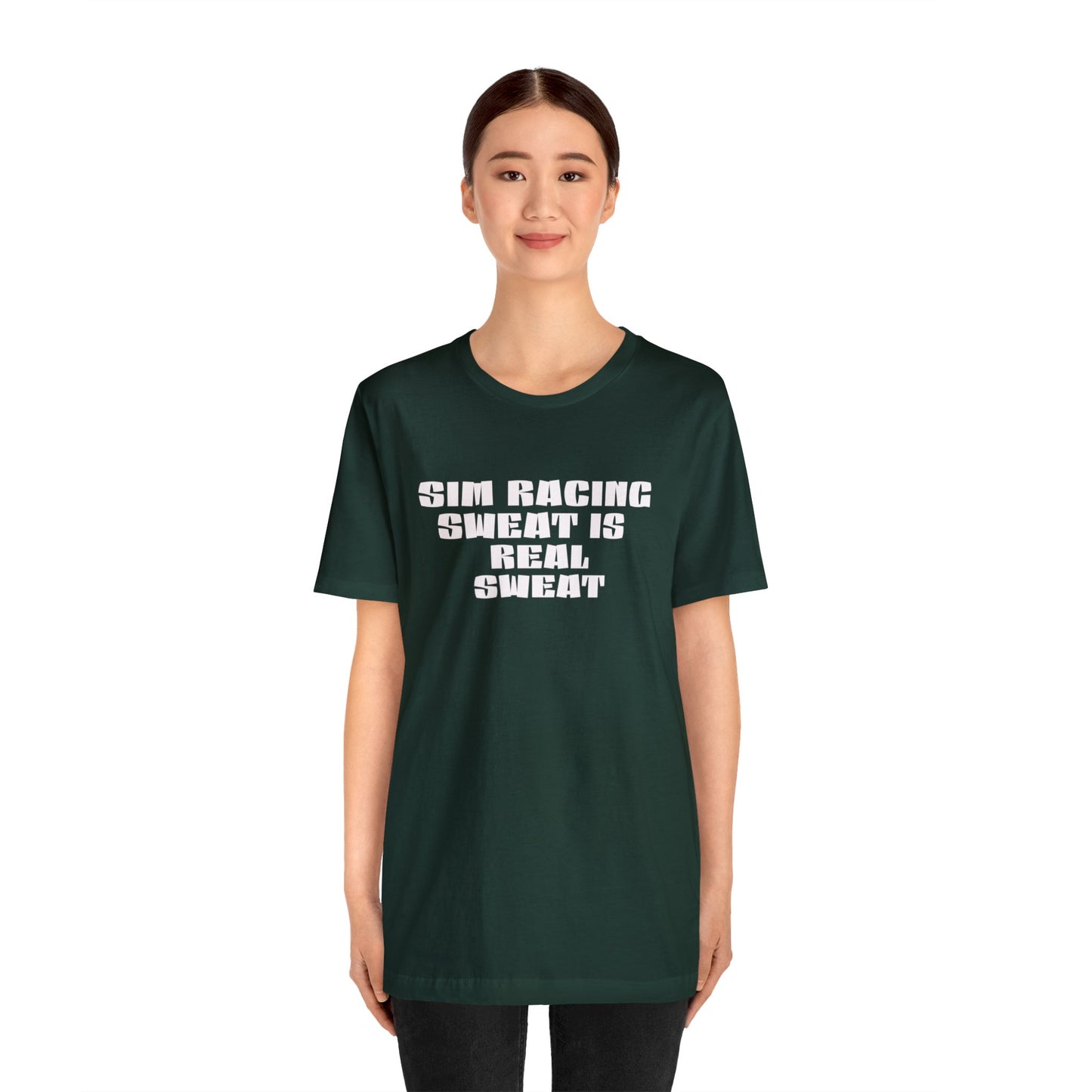 Sim Racing Sweat Is Real Sweat Shirt, Sim Racing, I Racer, Online Gaming, Gift for Gammer, I race online, E sports, Online Racing, Simulator