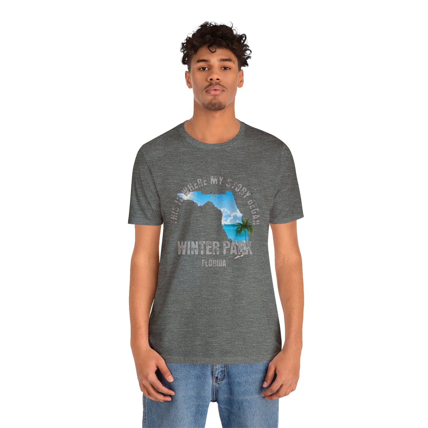 State of Florida T-Shirt - This is where my story began Winter Park Florida