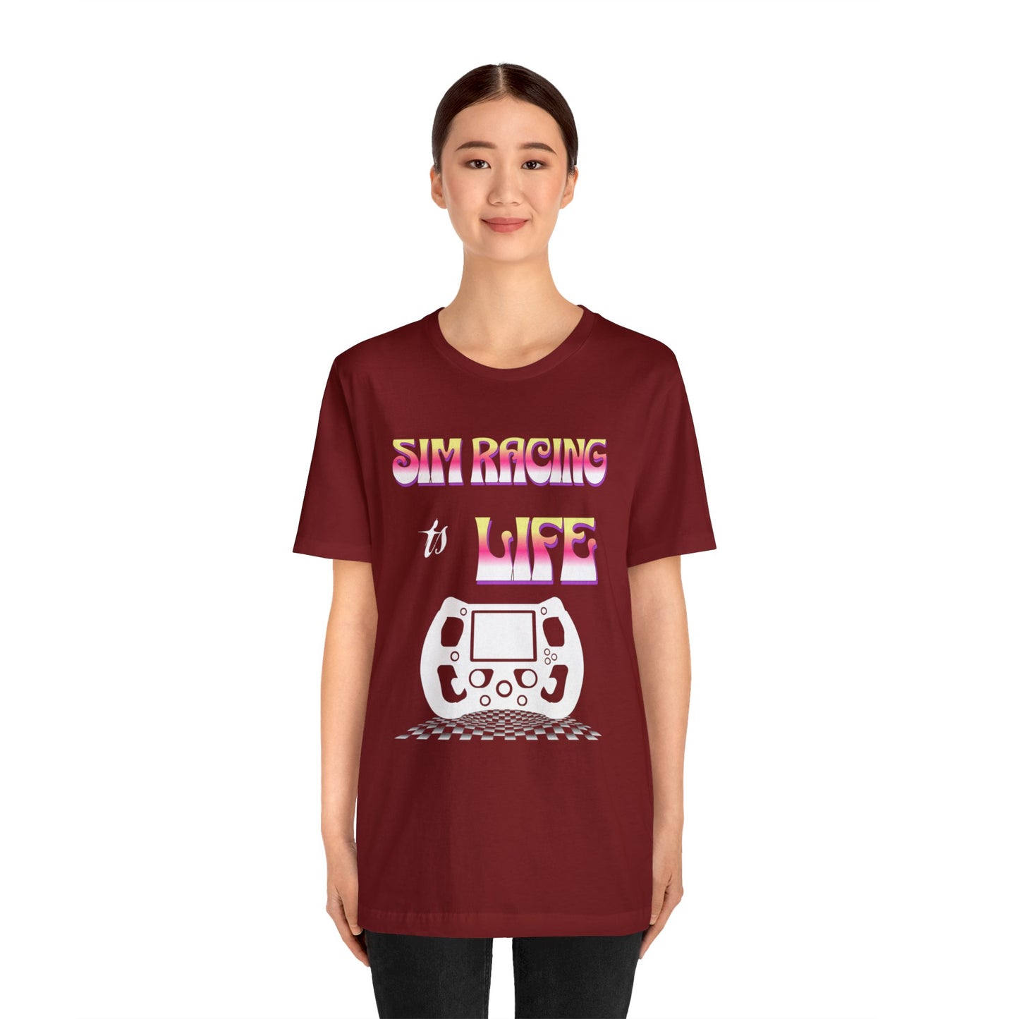 Sim Racing Is Life Shirt, Sim Racing, I Racer, Online Gaming, Gift for Gammer, I race online, E sports, Online Racing, Simulator