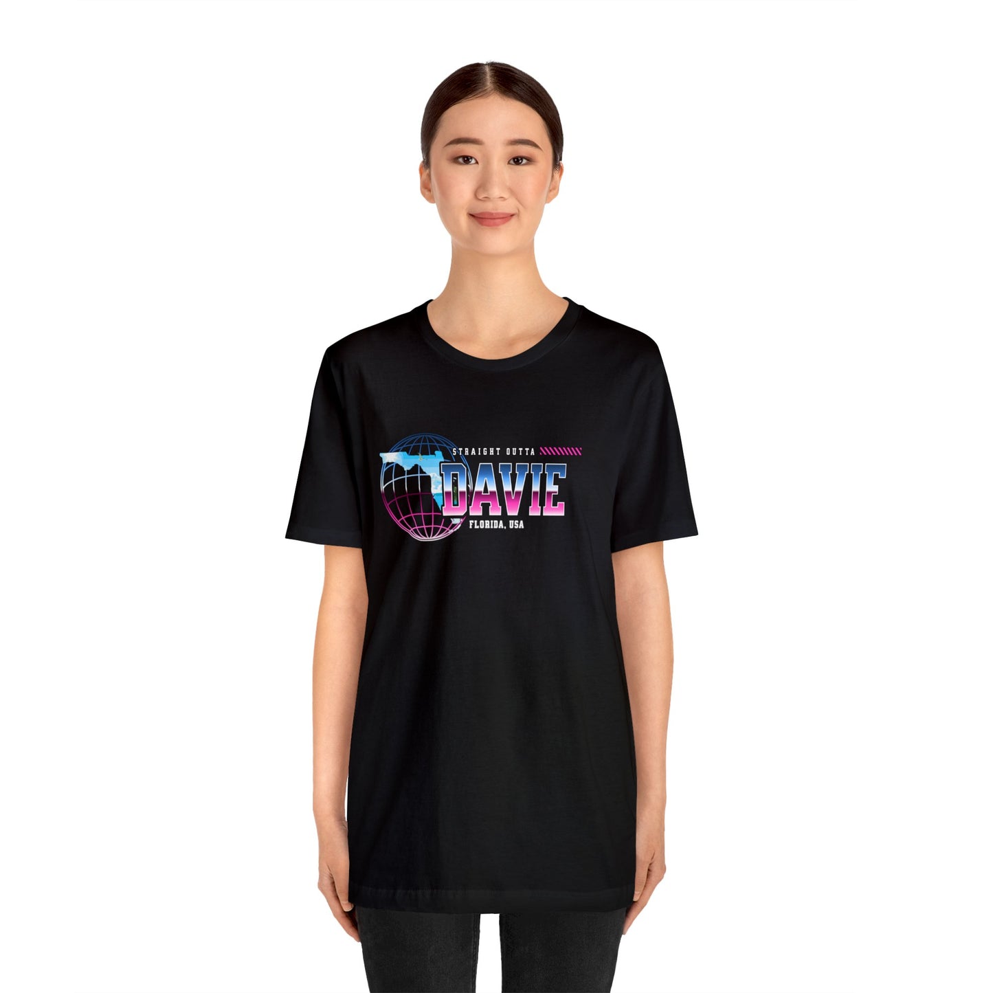 Straight Outta Davie Florida Home Town Shirt Birthplace Birthday Gift Florida Souviner Florida Cities Destination Gift Gift For Dad