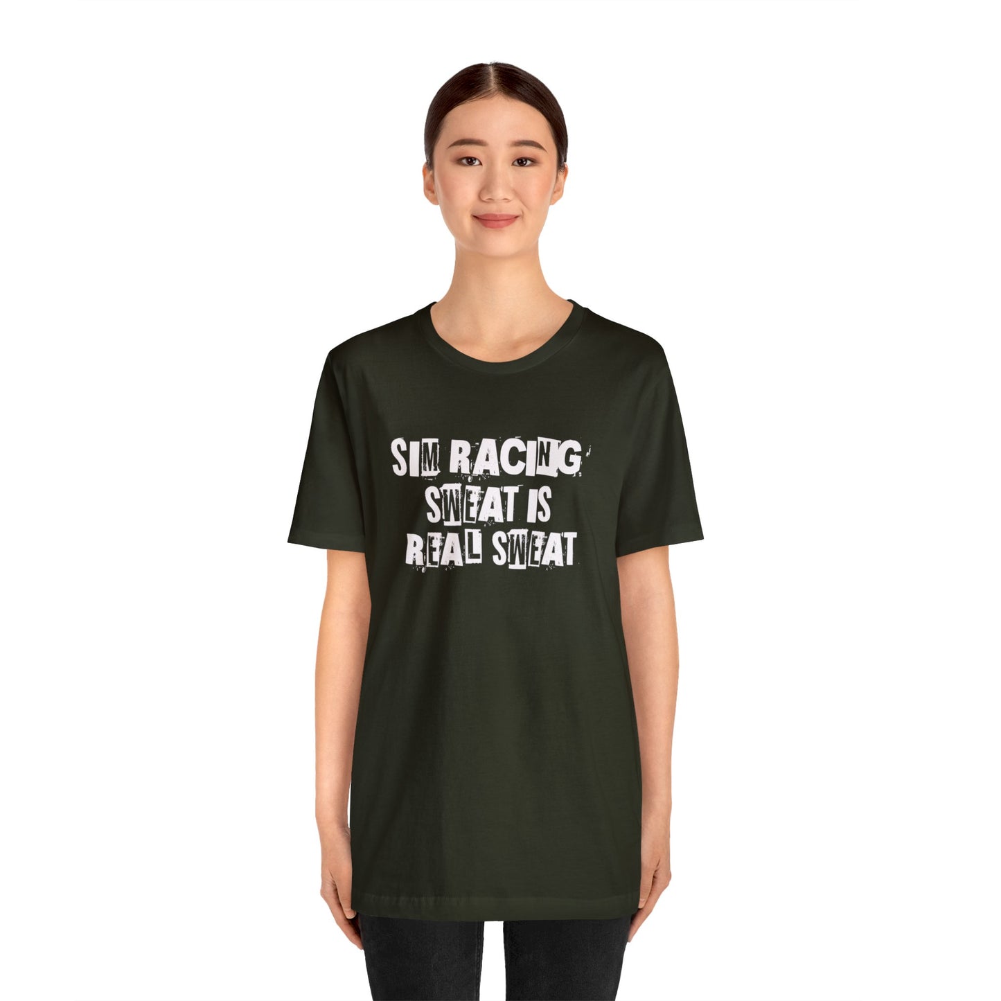 Sim Racing Sweat Is Real Sweat Shirt, Sim Racing, I Racer, Online Gaming, Gift for Gammer, I race online, E sports, Online Racing, Simulator
