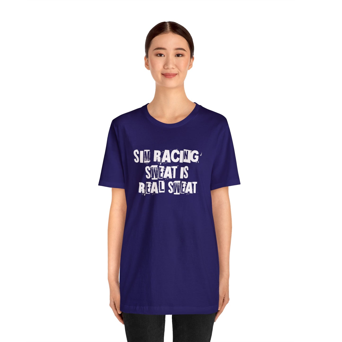 Sim Racing Sweat Is Real Sweat Shirt, Sim Racing, I Racer, Online Gaming, Gift for Gammer, I race online, E sports, Online Racing, Simulator
