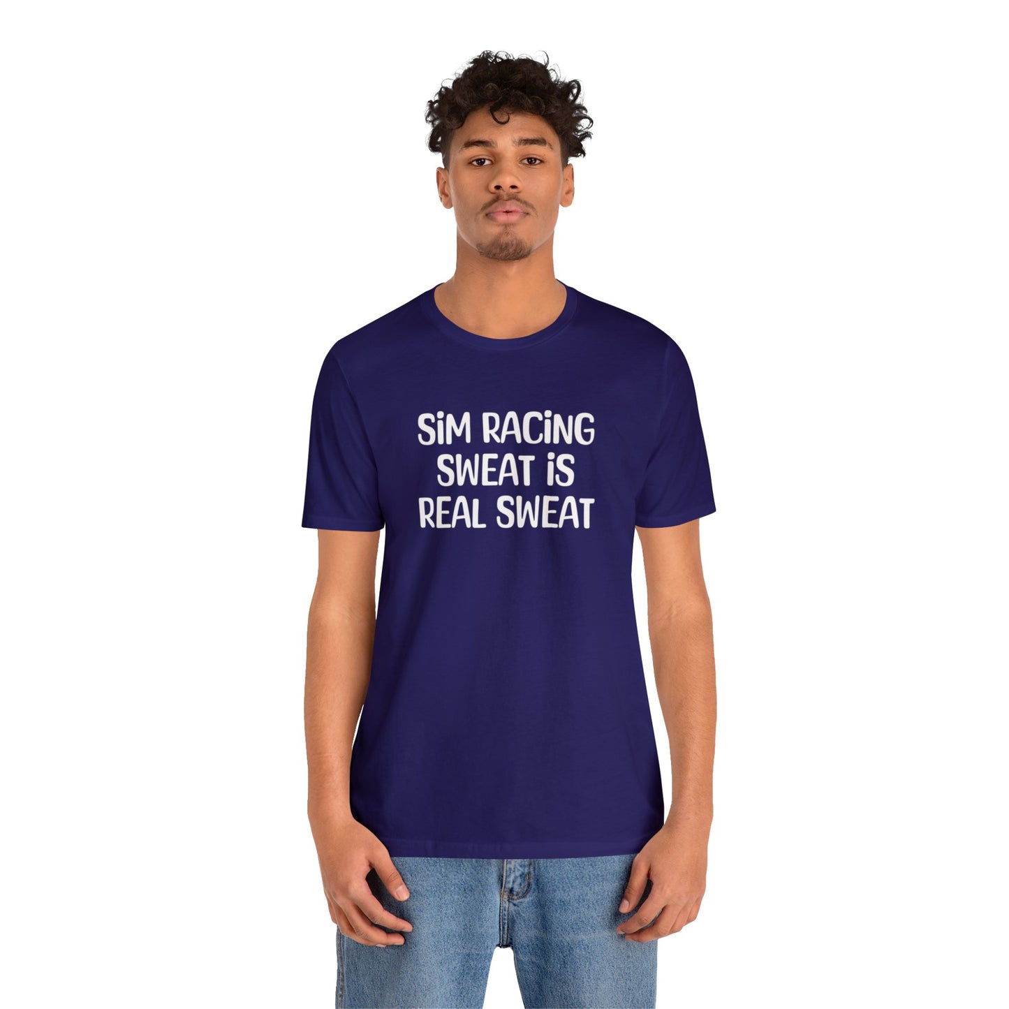 Sim Racing Sweat Is Real Sweat Shirt, Sim Racing, I Racer, Online Gaming, Gift for Gammer, I race online, E sports, Online Racing, Simulator
