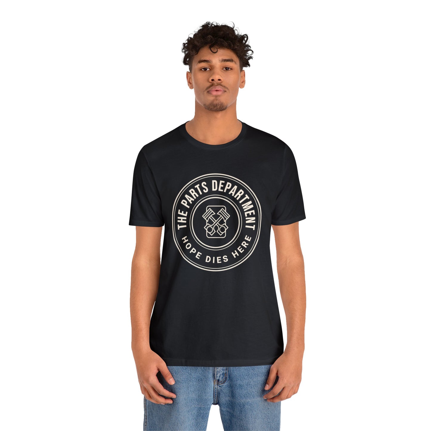 The Parts Department, Hope Dies Here Shirt, Gift for Parts Manager, Dealership Employee, Parts Counter Person, Birthday Gift, Fathers Day