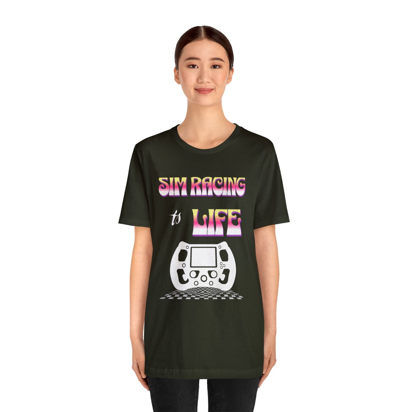 Sim Racing Is Life Shirt, Sim Racing, I Racer, Online Gaming, Gift for Gammer, I race online, E sports, Online Racing, Simulator
