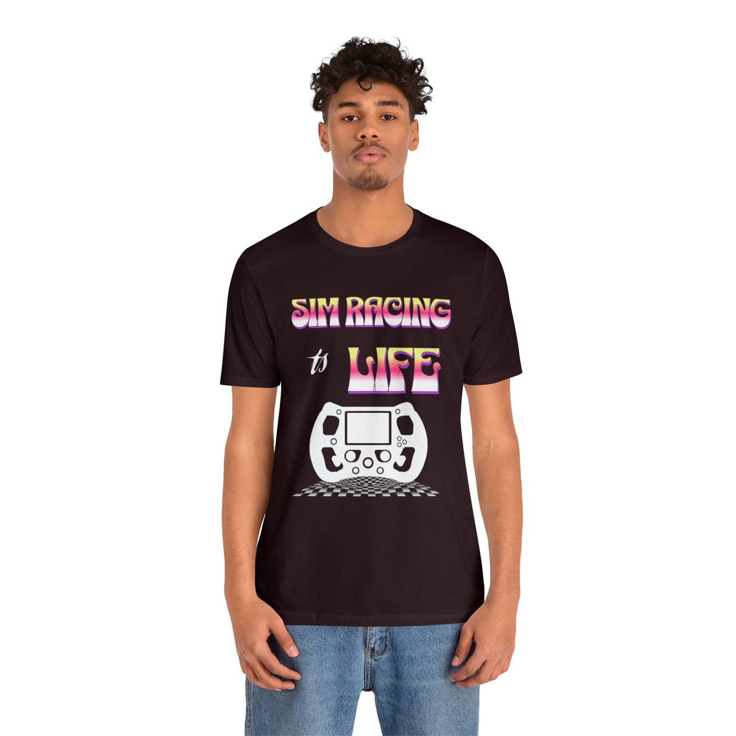 Sim Racing Is Life Shirt, Sim Racing, I Racer, Online Gaming, Gift for Gammer, I race online, E sports, Online Racing, Simulator