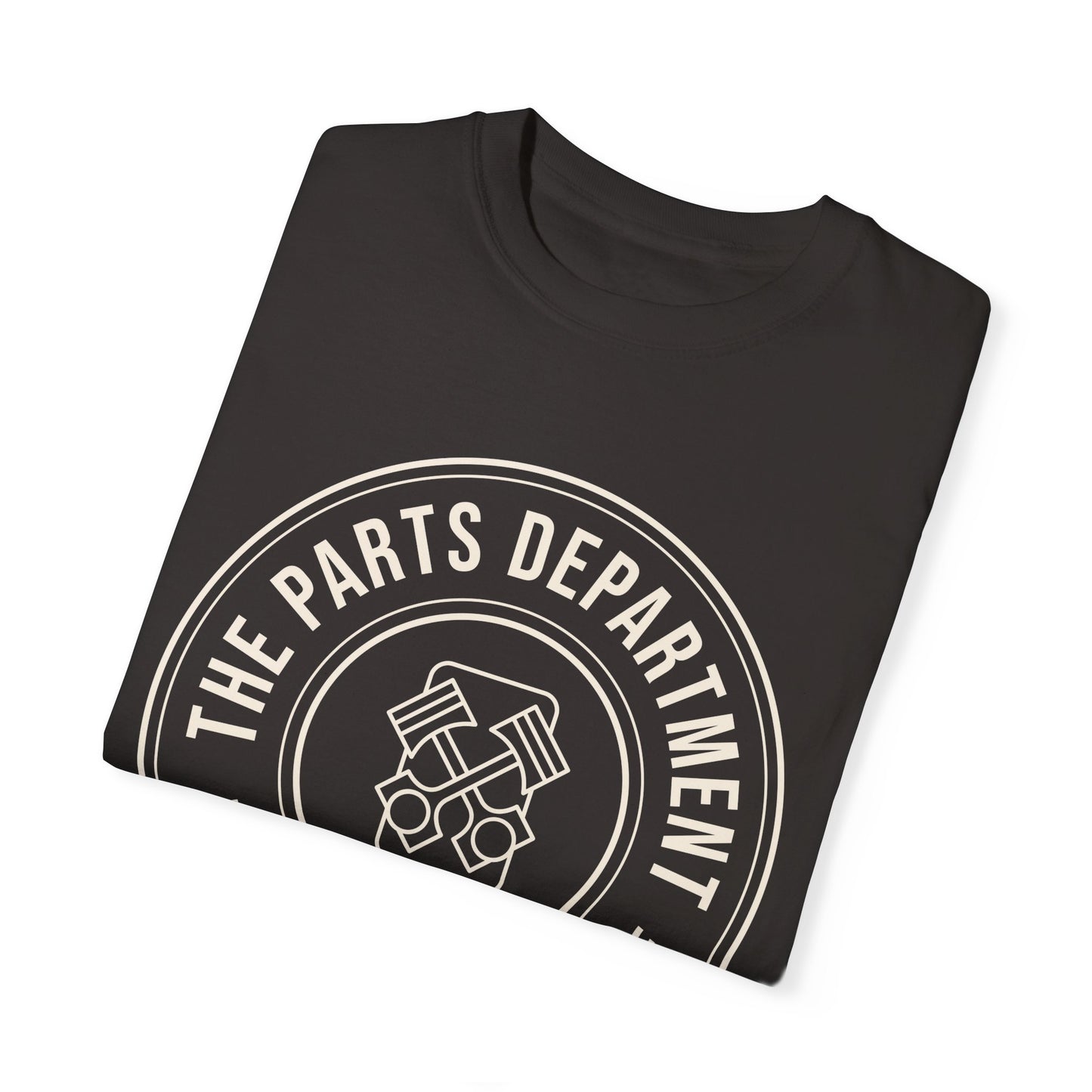 The Parts Department - Hope Dies Here Unisex Dyed T-shirt Dealership employee gift ideas, birthday gifts father's day Valentine's day