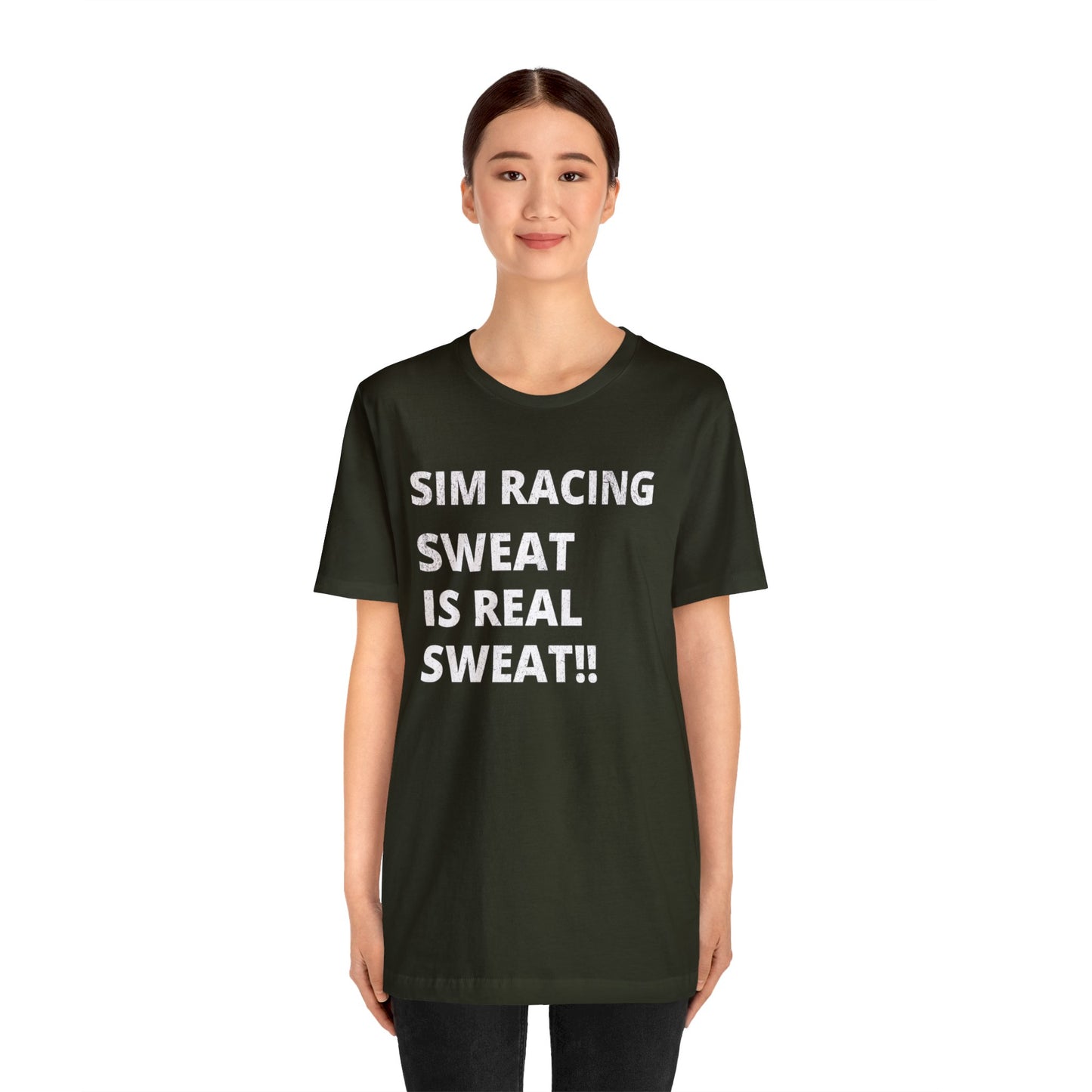 Sim Racing Sweat Is Real Sweat Shirt, Sim Racing, I Racer, Online Gaming, Gift for Gammer, I race online, E sports, Online Racing, Simulator