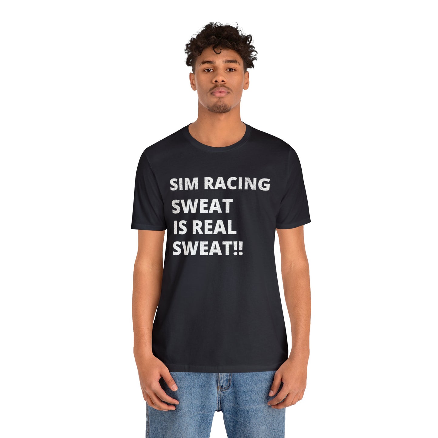 Sim Racing Sweat Is Real Sweat Shirt, Sim Racing, I Racer, Online Gaming, Gift for Gammer, I race online, E sports, Online Racing, Simulator
