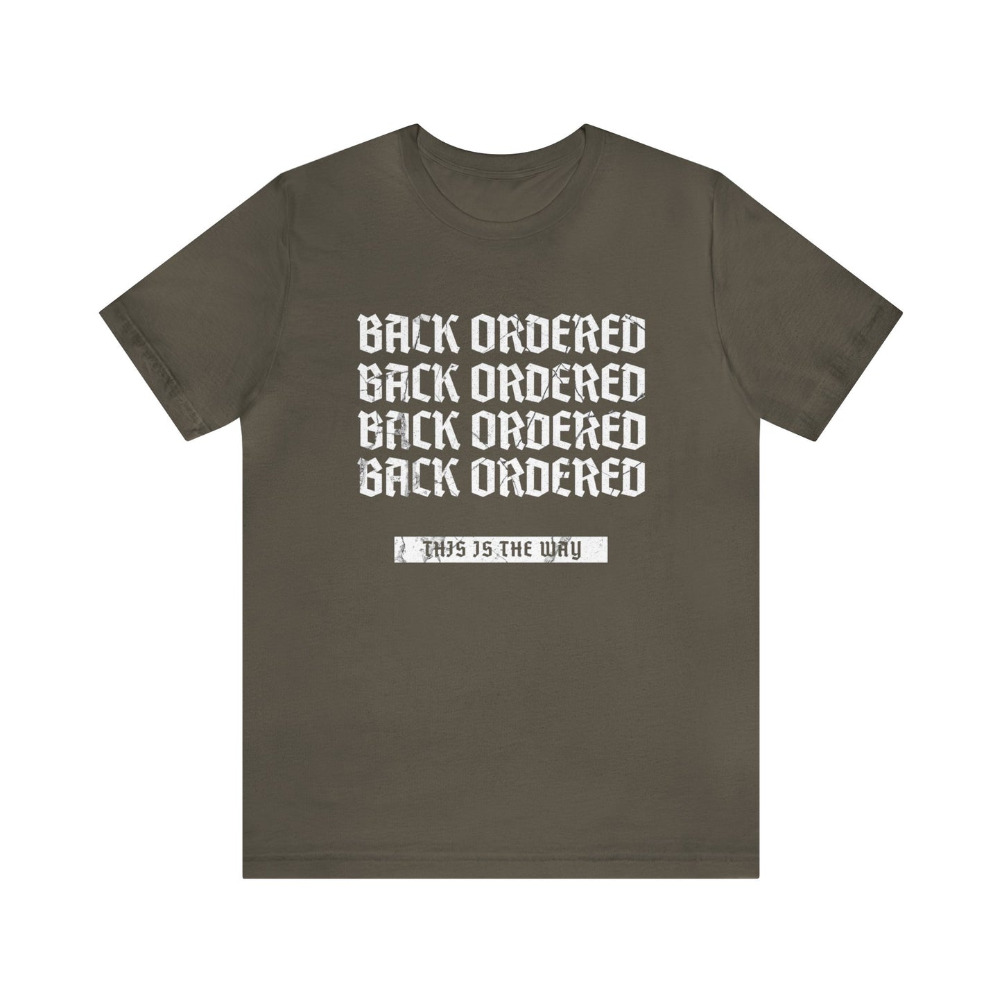 Back Ordered, This is the Way Parts Department Shirt, Gift for Parts Manager, Dealership Employee, Parts Counter Person, Birthday Day