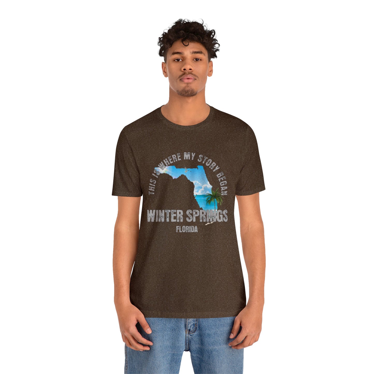 State of Florida T-Shirt - This is where my story began Winter Springs Florida